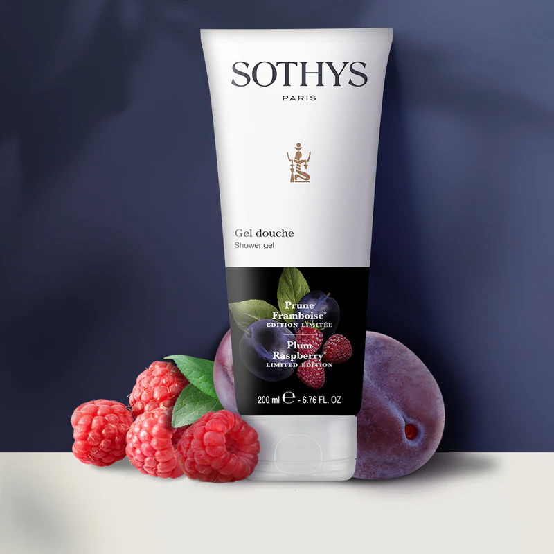 Gel-douche prune framboise