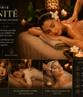 Carte cadeau Cérémonie Sérénité au Spa de Caroline comprenant pressothérapie, enveloppement corps, soin visage Sothys et massage relaxant pour une expérience de bien-être et de ressourcement.