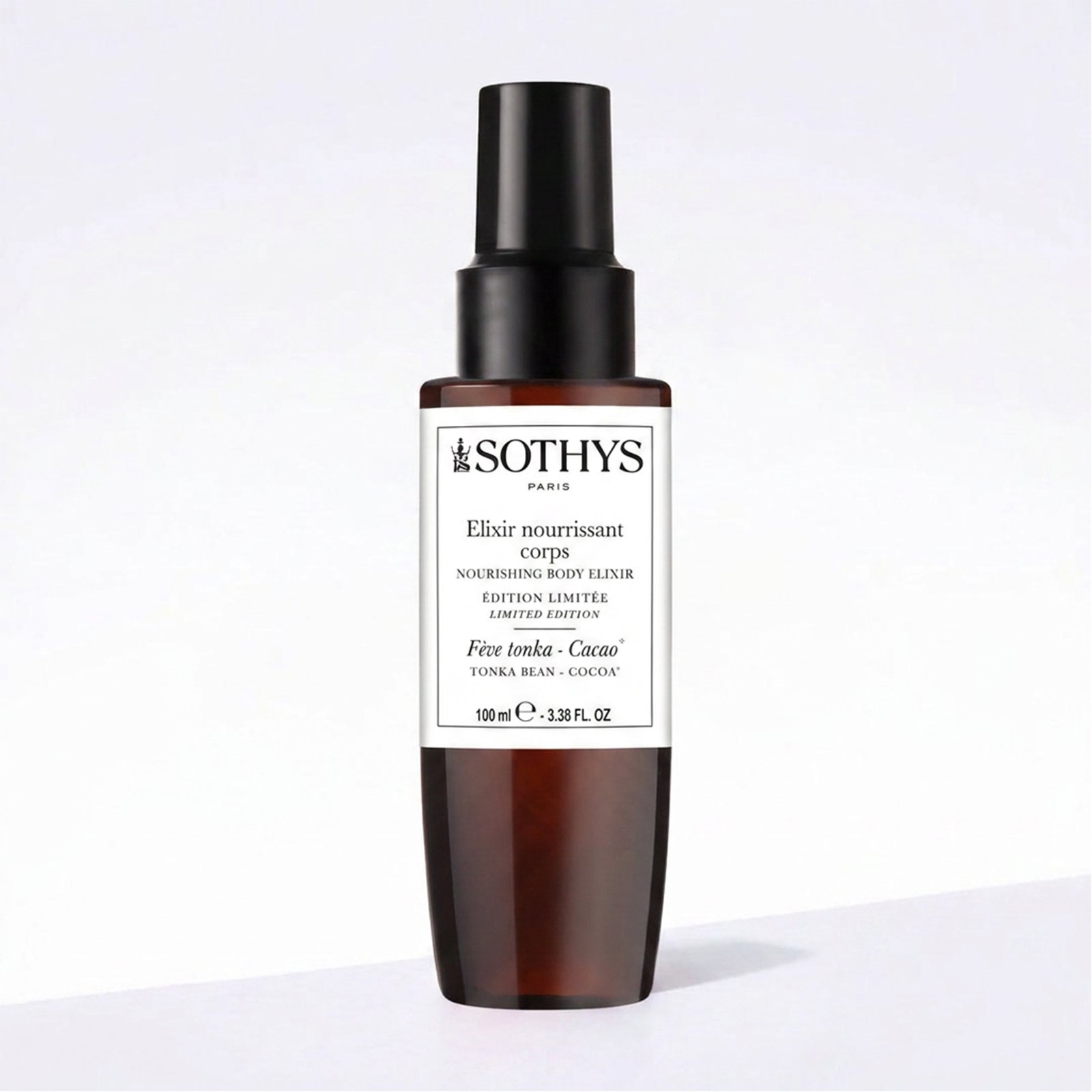 Visuel-produit-Elixir-soi-saisonnier-Sothys-Paris-2026_6691 Élixir nourrissant corps Fève tonka et cacao Sothys 100 ml